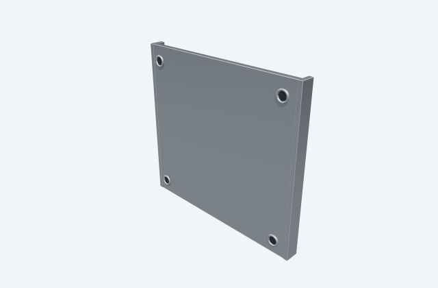 Hensel FP_AP_20 distribution enclosure cover: illustrative equipment shape, not to scale