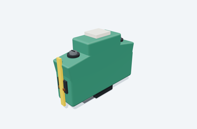 AutomationDirect DN-G4 protective-earth terminal: illustrative equipment shape, not to scale