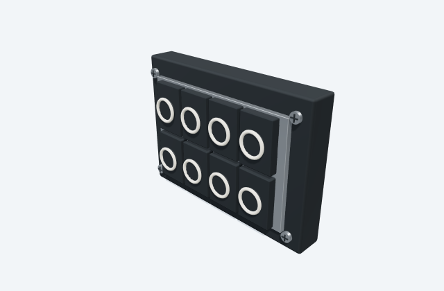 Cable-entry frame: equipment preview