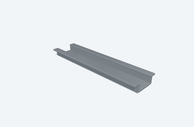 DIN mounting rail: equipment preview