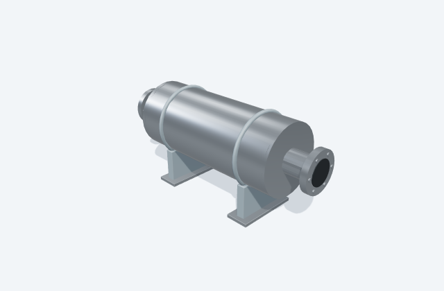 Generator exhaust silencer: equipment preview