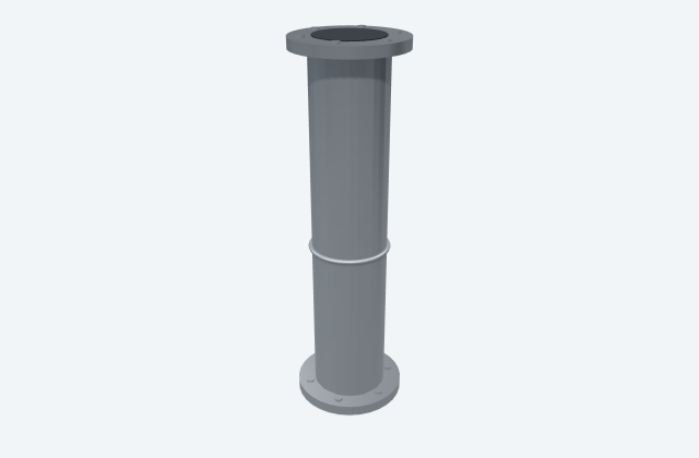 Generator exhaust stack: equipment preview
