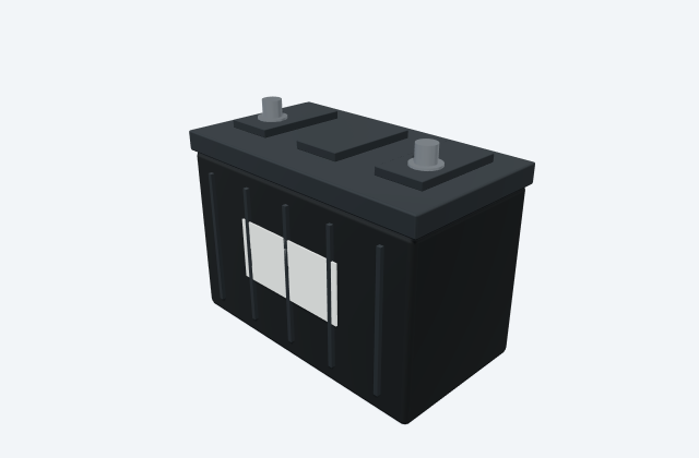 Generator starting battery: equipment preview