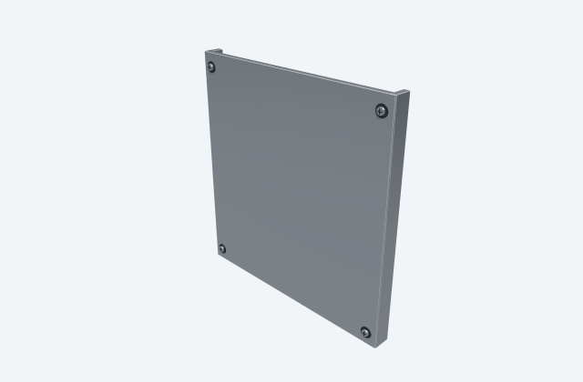 AutomationDirect WACSHELF12 enclosure shelf: equipment preview
