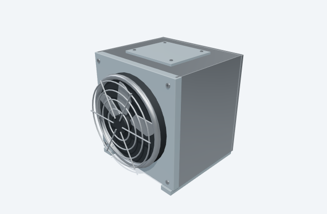 Greenheck SQ inline fan: equipment preview